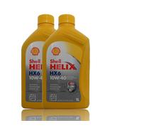 Shell Helix HX6 10W40, 2X1Litre Huile Moteur (Remplace Super) MB 229.1 VW 50500