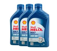 SHELL Helix HX7 Professional Av 5W-30 Huile VW 505 00, 01, 3x1 Litre