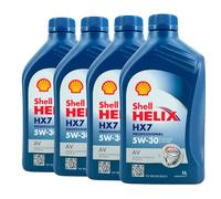 SHELL Helix HX7 Professional Av 5W-30 Huile VW 505 00, 01, 4x1 Litre
