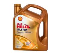 SHELL Helix Ultra 0W-40 Huile Moto MB 229.5,Renault RN0710,VW 505 00, 5 Litre