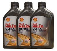 Shell Huile moteur Helix Ultra 5W-40 – BMW LL01, MB 229.5, Porsche A40 – 7x1 L