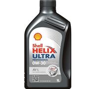 Shell Helix Ultra AV-l Professionnel 0 W-30 Huile enginne, 1 Litre