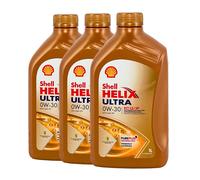 SHELL Helix Ultra Ect 0W-30 Huile Moto MB 229.51, BMW LL-04, Acea C3, 3x1 Litre
