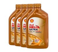 SHELL Helix Ultra Ect 0W-30 Huile Moto MB 229.51, BMW LL-04, Acea C3, 4x1 Litre
