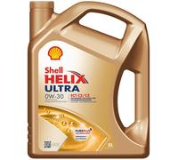 Shell Helix Ultra ECT C2/C3 0W-30 VW 50400 VW 50700 Fiat 1x5 Litres Huile Moteur