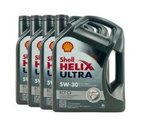 SHELL Helix Ultra Ect C3 5W-30 Huile Moto MB 229.51, MB 229.31, Api Sn, 5 Litre
