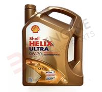 Shell Huile moteur Helix Ultra 0W-20 ACEA C5 API SN Professional AS-L 5 L Compatible FIAT, KIA