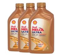 SHELL Helix Ultra Professional AV-L 0W-20 Huile VW 508 00, 509 00, 3x1 Litre