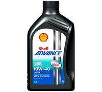SHELL Huile moteur Advance 10W-40 Huile entièrement synthétique Huile 1 L