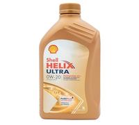 SHELL Huile moteur Helix 0W-20 ACEA C5 API SN Ultra Professional AV-L 1 L Compatible avec VW Golf 7 3/5 portes 5G1, BQ1, BE1, BE2 Polo V 3/5 portes 6R1, 6C1, AUDI A3 Sportback 8VA, 8VF, SKODA