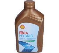 SHELL Huile moteur Helix 0W-20 huile API SP Hybrid 1 L Compatible avec HYUNDAI i30 3/5 portes PDE, PD, PDEN, TOYOTA Yaris 3/5 portes P9, NISSAN Qashqai II J11, J11, KIA PICANTO JA, MAZDA MX-5 IV ND