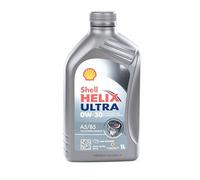 SHELL Huile moteur Helix 0W-30 ACEA A5/B5 API SL Ultra A5/B5 1 L Compatible avec NISSAN Qashqai/Qashqai +2 I J10, NJ10, VOLVO XC60 156, JEEP GRAND CHEROKEE IV WK, WK2, HYUNDAI Tucson TL, TLE