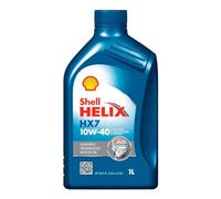 SHELL Huile moteur Helix 10W-40 Huile en partie synthétique ACEA A3/B4 API SN Plus HX7 1 L Compatible avec VW Golf VII 3/5 portes 5G1, BQ1, BE1, BE2 Golf IV 3/5 portes 1J1 Golf V 3/5 portes 1K1