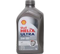 SHELL Huile moteur Helix 5W-20 huile ACEA A1/B1 API SN Ultra Prof AF 1 L Compatible avec FORD Fiesta Mk6 3/5 portes JA8, JR8 Fiesta Mk5 3/5 portes JH1, JD1, JH3, JD3 Focus Mk2 3/5 portes DA, HCP, DP