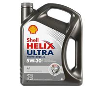 SHELL Huile moteur Helix 5W-30 ACEA A5/B5 API SL Ultra Prof AF 4 L Compatible avec VW Amarok II Pick-up T1, NF, FORD Fiesta Mk6 3/5 portes JA8, JR8 Fiesta Mk5 3/5 portes JH1, JD1, JH3, JD3
