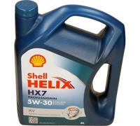 SHELL Huile moteur Helix 5W-30 Huile ACEA C3 HX7 Professional AV 4 L