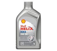 SHELL Huile moteur Helix 5W-30 Huile synthétique huile ACEA C3 API SN HX8 ECT 1 L Compatible avec VW Golf VII 3/5 portes 5G1, BQ1, BE1, BE2 Golf IV 3/5 portes 1J1 Golf V 3/5 portes 1K1 Tiguan I 5N