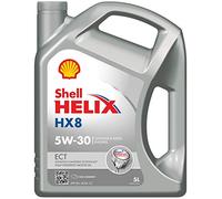SHELL Huile moteur Helix 5W-30 Huile synthétique huile ACEA C3 API SN HX8 ECT 5 L Compatible avec VW Golf VII 3/5 portes 5G1, BQ1, BE1, BE2 Golf IV 3/5 portes 1J1 Golf V 3/5 portes 1K1 Tiguan I 5N