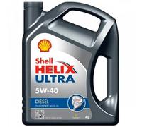 SHELL Huile moteur Helix 5W-40 huile ACEA A3/B4 API SN API CF Ultra Diesel 4 L Compatible avec VW Golf VII 3/5 portes 5G1, BQ1, BE1, BE2 Golf IV 3/5 portes 1J1 Golf V 3/5 portes 1K1 Tiguan I 5N