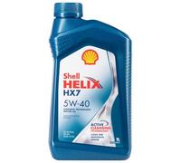 SHELL Huile moteur Helix 5W-40 huile ACEA A3/B4 API SN Plus API SN HX7 1 L Compatible avec VW Golf VII 3/5 portes 5G1, BQ1, BE1, BE2 Golf IV 3/5 portes 1J1 Golf V 3/5 portes 1K1 Golf VI 3/5 portes 5K1