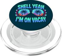 Shell ouais je suis en vacances d'été vacay PopSockets PopGrip pour MagSafe