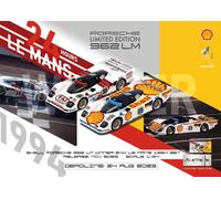 Shell Porsche 962 LM 24 Hr Le Mans Gagnant 1994 Set 1:64 Tiny City COMBO64004