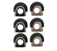 Shell Protectors Conga 3-8"trou, Chrome [6 Pces]