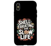 Shell réprimande The Slow Life - Funny Snail Coque pour iPhone X/XS