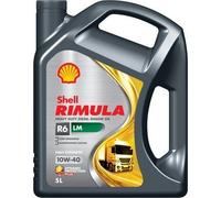 SHELL Rimula R6 LM Huile moteur 10W-40 5L