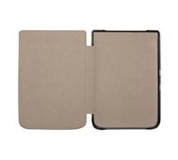 PocketBook Shell series - Étui à rabat pour lecteur eBook - plastique, polyuréthane, microfibre - rouge - 6" - pour PocketBook Basic Lux 2, Touch Lux 4 G