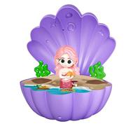 Shell Shape Water Sprinkler, Rotating Lawn Spray Toy, 17,5 x 16,5 x 20 cm, Summer Splash Fun for Kids, Colorful Outdoor ABS Build, Kids Garden Water Toy for Backyard Lawn Garden Party Play