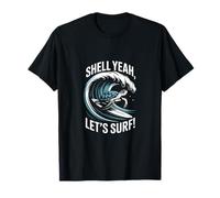 Shell Yeah Lets Surf Turtle Wave Rider Sea T-Shirt