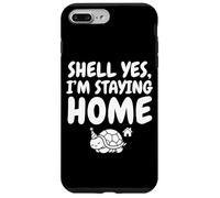 Shell Yes I'm Staying Home Cute Turtle Introverti Party Coque pour iPhone 7 Plus/8 Plus