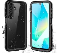 Shellbox Case For Samsung Galaxy A16 5g Ip68 Waterproof Case Cover For Samsung Galaxy A16 5g Shockproof 360 Degree Silicone Black Waterproof Protective Case For Samsung Galaxy A16
