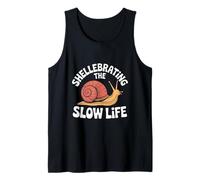 Shellebrating The Slow Life Snail Humour Relax Débardeur
