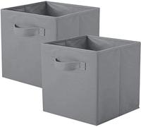 Shellkingdom pliable Chiffon Panier cube de rangement organiseur de poubelles conteneurs tiroirs