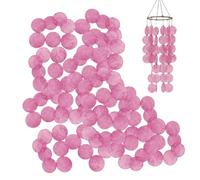 Shells for Crafting, 100-Piece 2-inch DIY Natural Discs, Professional Grade Crafting Shells with Pre-Drilled Holes, Wind Chime Wreath Lamp, DIY Wall Art for Home Office Jewelry
