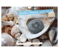 Shells, Stones and Sand (Wall Calendar 2027 DIN A4 landscape), CALVENDO 12 Month Wall Calendar: Maritime souvenirs awaken the longing for the sea