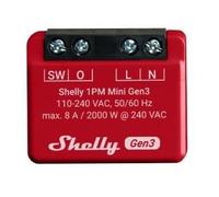 Shelly Plus 1PM Mini Gen. 3 Commutateur sans fil Wi-Fi, Bluetooth