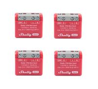 Shelly 1PM Mini Gen4 Interrupteur à relais intelligent alimenté par WiFi, 1 canal, 8 A, mesure de puissance, domotique, pas de hub nécessaire, Alexa, Apple HomeKit et Google Home, Zigbee & Matter (4