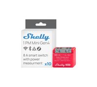 Shelly 1PM Mini Gen4 - Paquet de 10