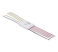 Shelly 4-Channel Decoupler 230V - Module Convertisseur de courant AC (120V-230V) vers DC (12/24V), 4 Canaux, Longueur 80 mm, Compatible avec les dispositifs Shelly
