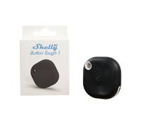 Shelly BLU Button Tough1 Noir - Bouton télécommande pour Domotique Bluetooth, Protection IP54, Portée 10 à 30 m, Commande à distance actions et scènes intelligentes, Pile 2 ans, Cryptage