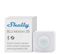 Shelly BLU Motion ZB - Capteur de Mouvement PIR et Luminosité, Zigbee 3.0 et Bluetooth, Sensibilité réglable, Passerelle requise, Alertes appli en Temps réel, Pile 5 Ans