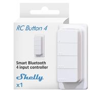 Shelly Télécommande BLU RC Button 4 – Bouton-poussoir Bluetooth Low Energy