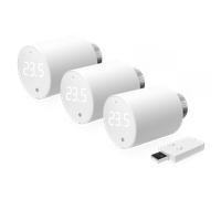 Shelly BLU TRV Heizkörperthermostat 3-er Pack Passerelle, Thermostat de radiateur Bluetooth Low Energy, Wi-Fi