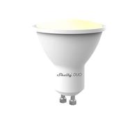 Shelly Duo GU10 | Ampoule LED dimmable Wi-Fi | Domotique | Compatible Alexa & Google Home | App iOS Android | Efficacité énergétique | Blanc chaud & froid