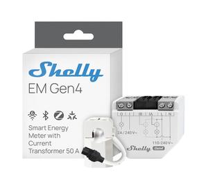 Shelly EM Gen4 - TC 50A incluse