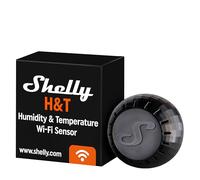 Shelly H et T détectent l'état de la température et de l'humidité, configuration avec application Shelly , noir