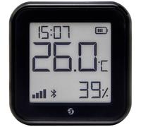Shelly H&T Gen 3 Matte Black Capteur thermométrique/hygrométrique sans fil Bluetooth, Wi-Fi
